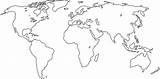 Harta Lumii Contour Colorat Desen Desenat Outline Continente Desene sketch template