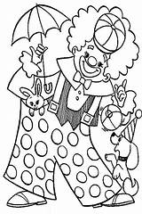 Coloring Pages Clown Carnival Circus Animal Color Popcorn Colouring Coloriage Happy Dessin Playing Pennywise Gratuit Colorier Food Imprimer Adults Un sketch template