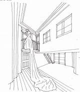 Balcony Romeo Juliet Drawing Getdrawings Cole Enlists Architect Lily sketch template