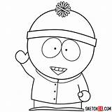Stan South Park Marsh Draw Sketchok Step Characters Cartoon sketch template