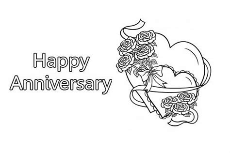 coloring pages anniversary