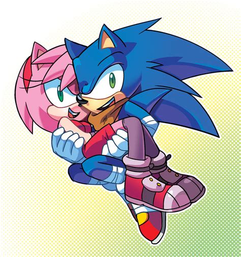 Sonic And Amy By Proboom On Deviantart