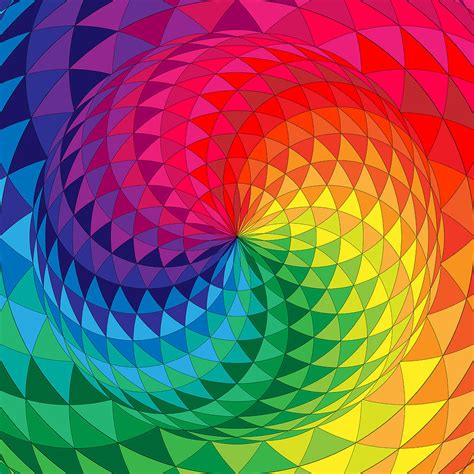 torus yantra full color spectrum digital art  sharalee art pixels