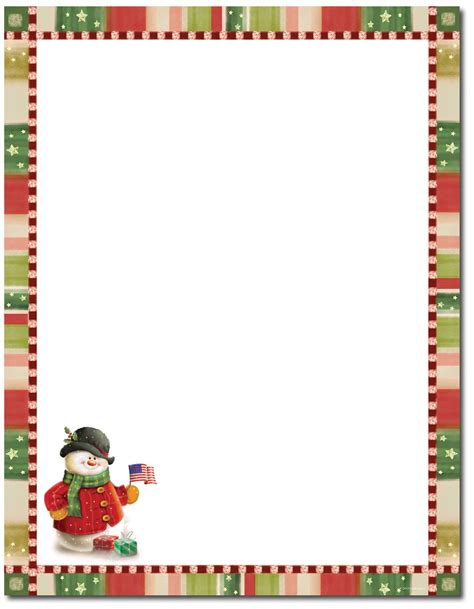 christmas stationery templates  word