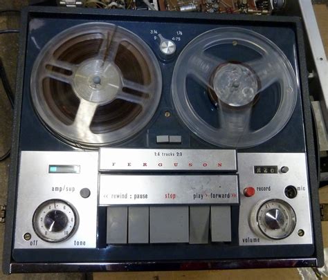 Practical Ferguson 1960s Reel To Reel Tape Recorder