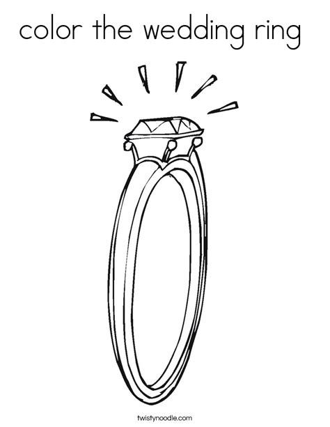 color  wedding ring coloring page twisty noodle