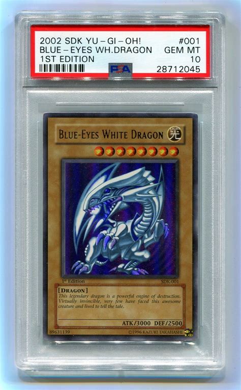 Yugioh 1st Edition Blue Eyes White Dragon Sdk 001 Ultra Starter Kaiba