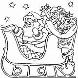 Coloring Night Starry Pages Santa Flying Claus Mudge Henry Getcolorings Getdrawings sketch template
