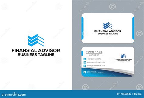 financial advisors logo editorial photography illustration