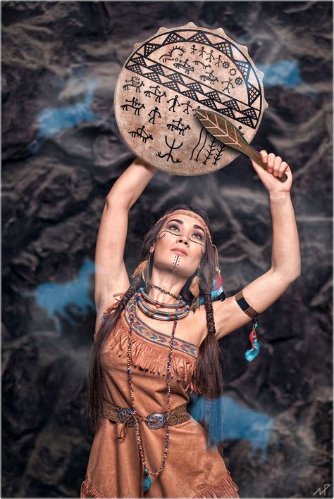 Shaman Warrior Woman Native American Girls Indiana Girl
