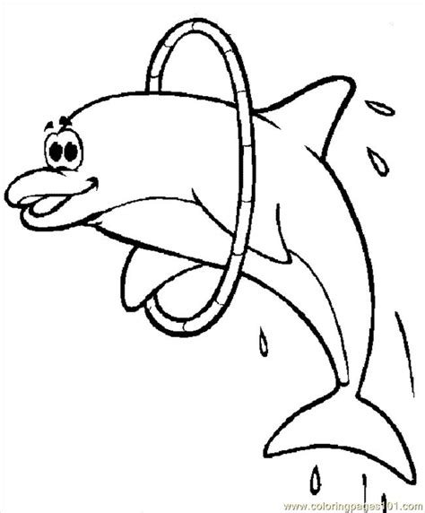 coloring pages dolphin p fish shark  printable coloring page