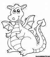 Coloring Dragon Drachen Ausmalbilder Pages Kinder Kostenlos Malvorlagen Dragons Für Cartoon Bilder Printable Kids Drache Zum Malvorlage Malen Baby Color sketch template
