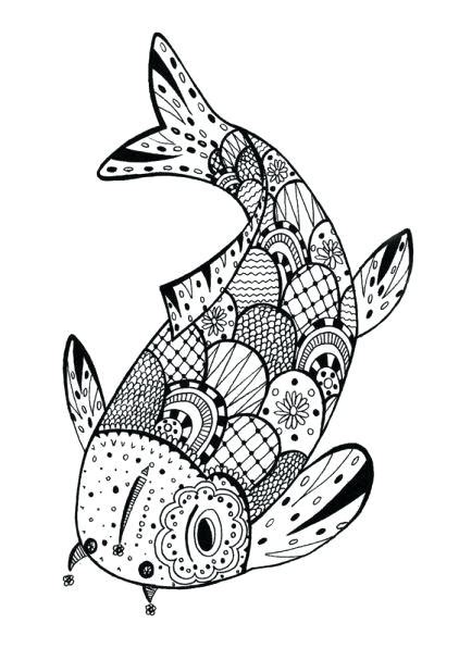 fish adult coloring pages  getdrawings