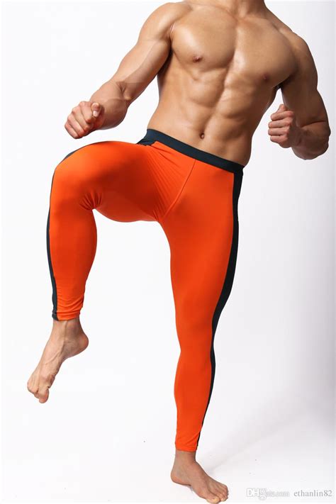 2019 men sportswear fitness yoga gym spandex trousers men