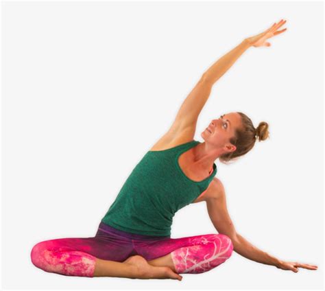 seated side stretch seated yoga poses png image transparent png
