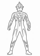Ultraman Mebius Pintar sketch template