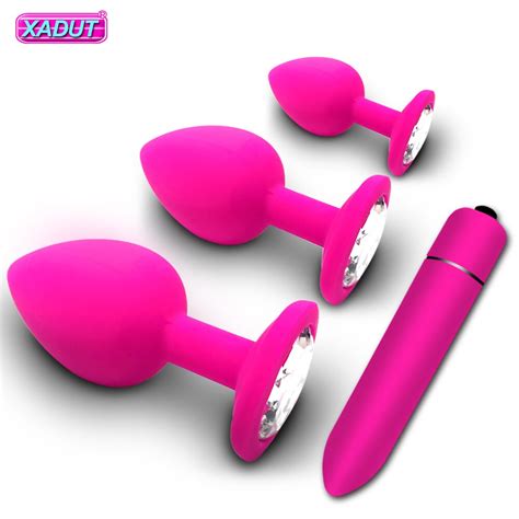 Anal Plug Butt Plug Vibrator For Women Men Soft Silicone Gay Anal Toys