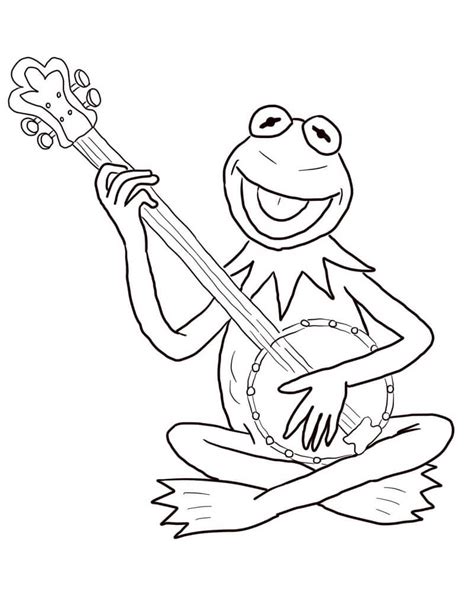 kermit playing banjo