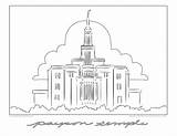 Coloring Temple Clipart Payson Pages Clip Lds Downloadable Provo Temples Printable Jujubeeillustrations Utah Church Kids Olson Illustrator Julie Author Books sketch template