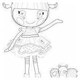 Party Lalaloopsy Birthday Coloring Pages sketch template
