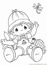 Precious Moments Coloring Pages Printable Color Book Para Colorear Cute Dibujos Baby Boy Drawings Summer Cartoons Girl Frog Momentos Preciosos sketch template