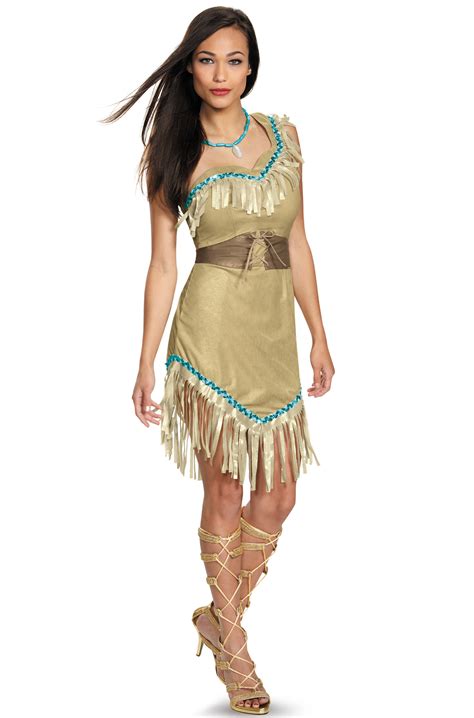 disney princess pocahontas deluxe native american indian adult costume
