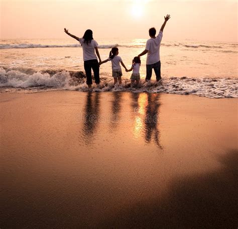 happy family holding hands stock photo image  relaxation