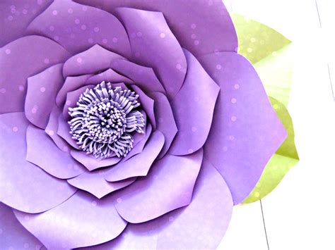large paper flower template  printable templates