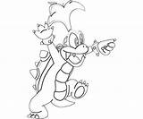 Iggy Koopa Koopalings Larry Colouring Getcolorings Charles Surfing Chen 儲存自 sketch template