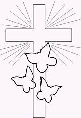 Cross Coloring Pages Easter Kids Crosses Friday Good Printable Christian Religious Colouring Bible Clipart Clip Sunday Pintables Church Color Z31 sketch template
