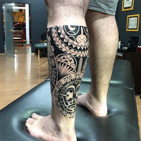 tatuagem na perna masculina veja modelos  escolher  sua