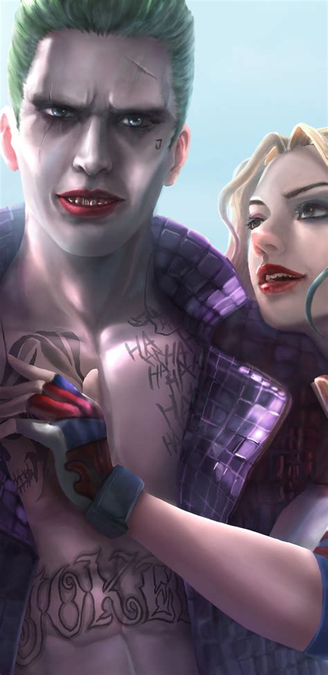 1440x2960 Joker And Harley Quinn 8k Artwork Samsung Galaxy Note 9 8 S9