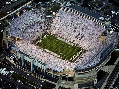 Penn State Aerial View Of Beaver Stadium Photograph By
