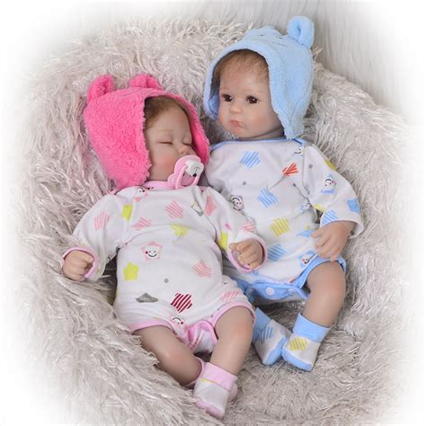 buy realistic silicone reborn baby doll twins
