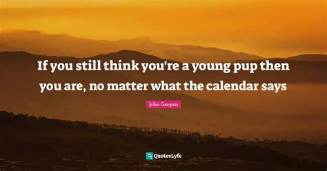 youre  young pup     matter   quote  john grogan