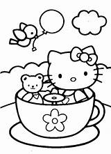 Kitty Hello Coloring Pages Print Color Printable Sheet Kids Hellokitty Friends Printables Ausmalbilder Coloriage Book Easy Drawing sketch template