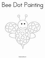 Dot Bee Painting Coloring Favorites Login Add Pages sketch template