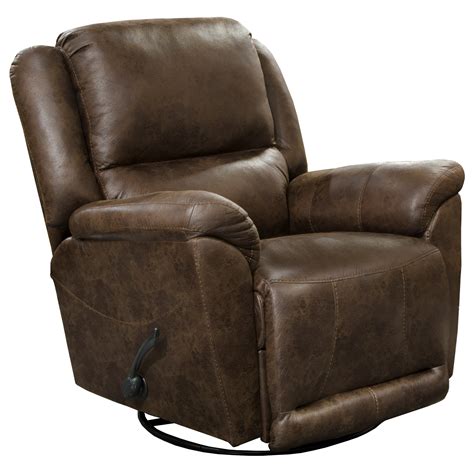 catnapper cole swivel glider recliner  pillow arms  city furniture recliners