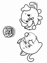 Kawaii Animals Coloring Pikmi Pops Fun Kids sketch template