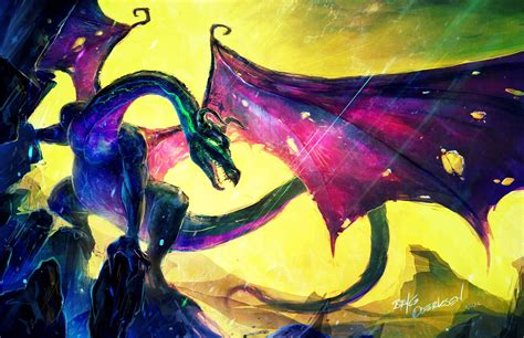 artstation maleficent dragon