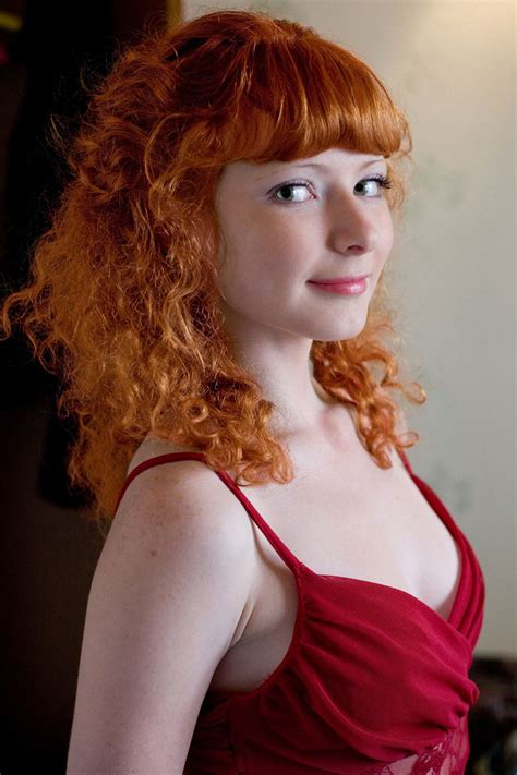 Curly Redhead Beautiful Redhead