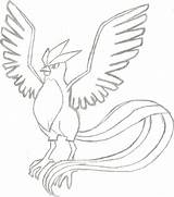 Articuno Pokemon Coloring Sketch Moltres Drawing Pages Drawings Colouring Deviantart Getdrawings sketch template