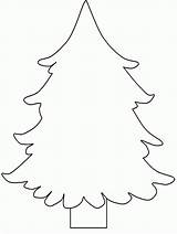 Tree Christmas Coloring Pages Blank Trees Big Clipart Color Clip Coloringhome Kids Line Cliparts Library Popular Comments sketch template
