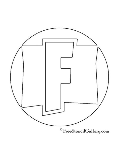 fortnite logo  stencil  stencil gallery