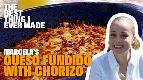 queso fundido with chorizo with marcela valladolid the