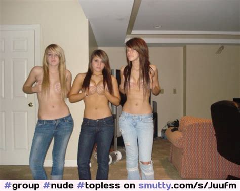 group nude topless jeans chooseone left