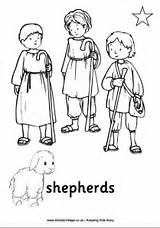 Shepherds Colouring Nativity Pages Christmas Activity Coloring Village Sheet Print Scene Activityvillage Sheets Children Story Bible Explore Choose Board sketch template