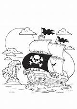Pirate Coloring Pages Clip Kids Buzzle sketch template