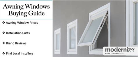 awning window prices  installation costs modernize