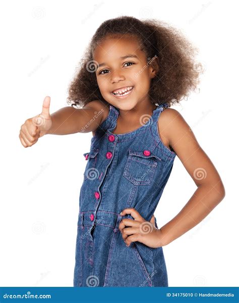 cute african girl stock photo image